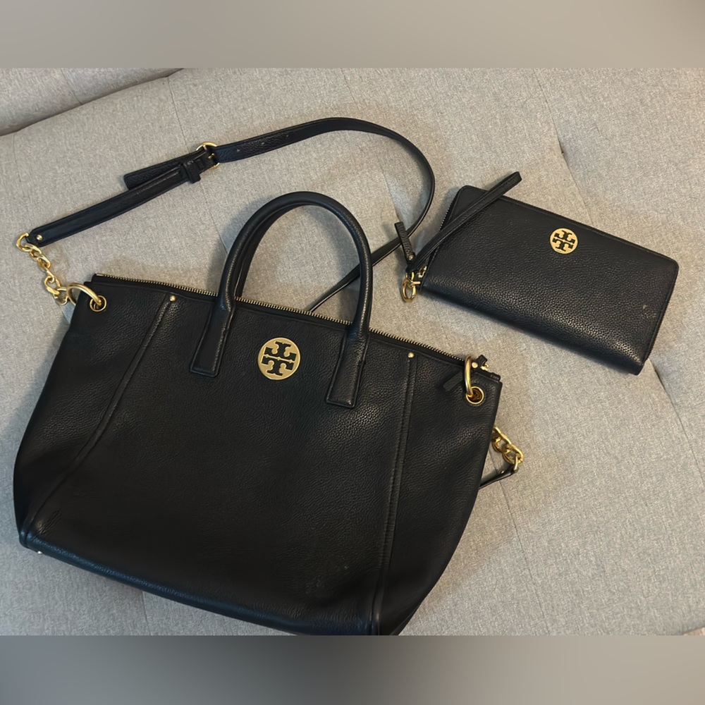 Tory Burch bag and wallet